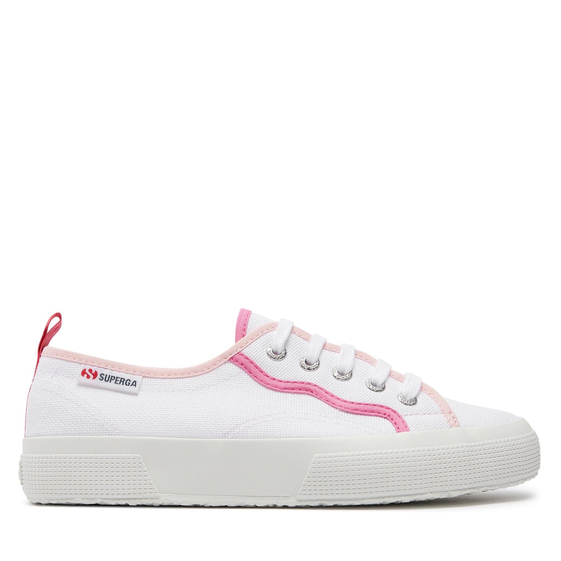 Sneakers Superga Curly Bindings 2750 S8138NW Weiß von Superga