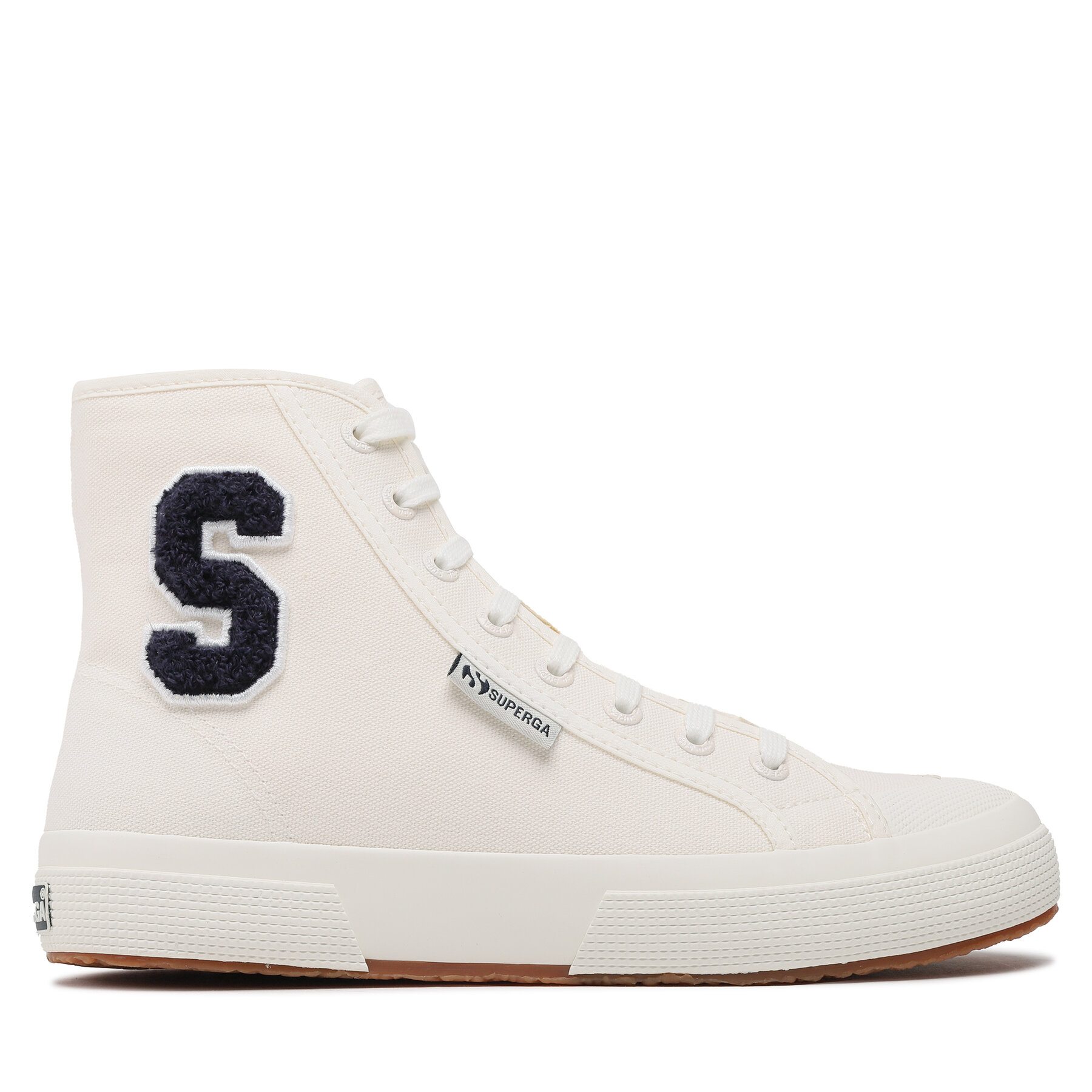 Sneakers aus Stoff Superga 2295 Cotton Terry Patch S21321W Weiß von Superga