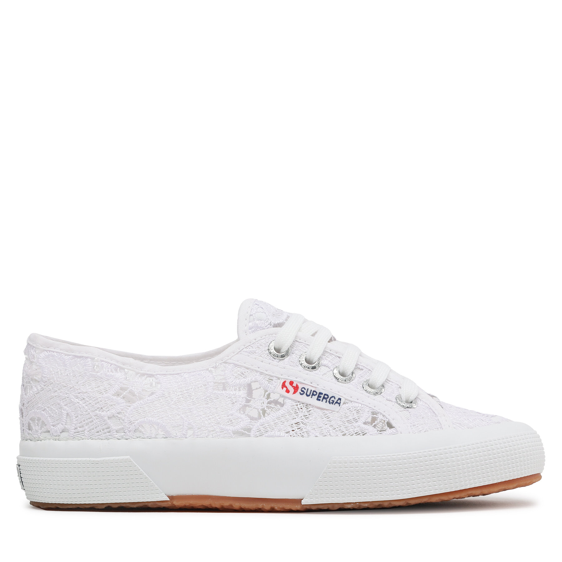 Sneakers aus Stoff Superga 2750 Macrame S81219W Weiß von Superga