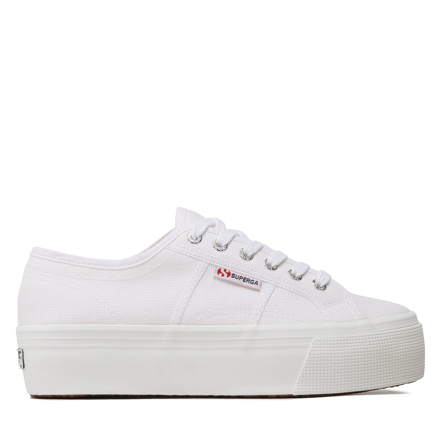 Sneakers aus Stoff Superga 2790 Cotw Linea Up And Down S9111LW Weiß von Superga