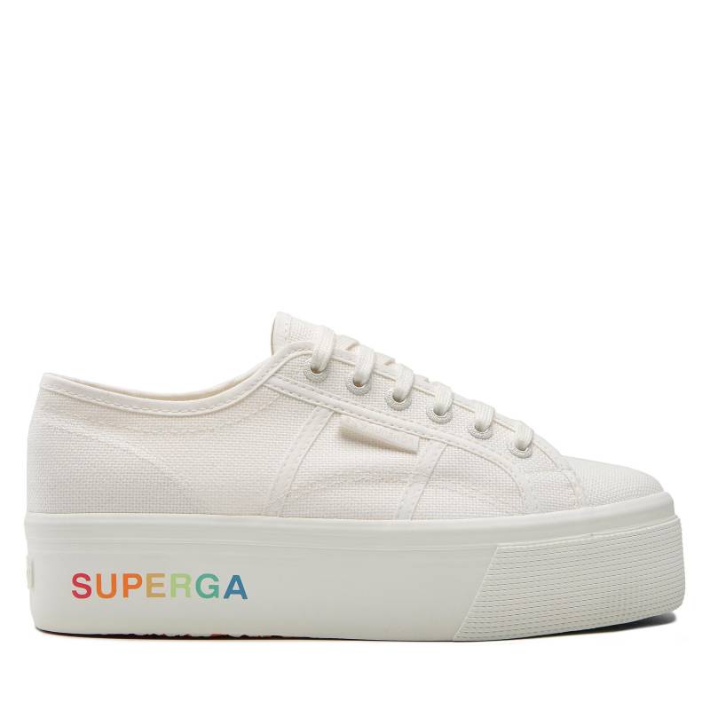 Sneakers aus Stoff Superga 2790 Platform S7113KW Weiß von Superga