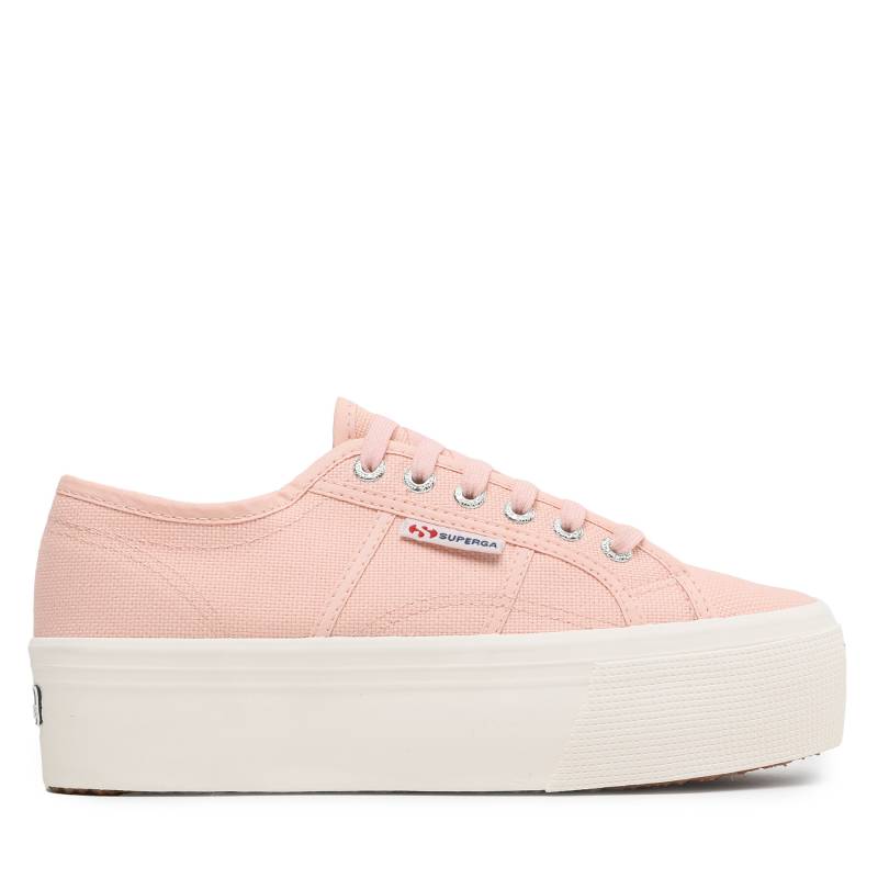 Sneakers aus Stoff Superga 2790 Platform S9111LW Rosa von Superga