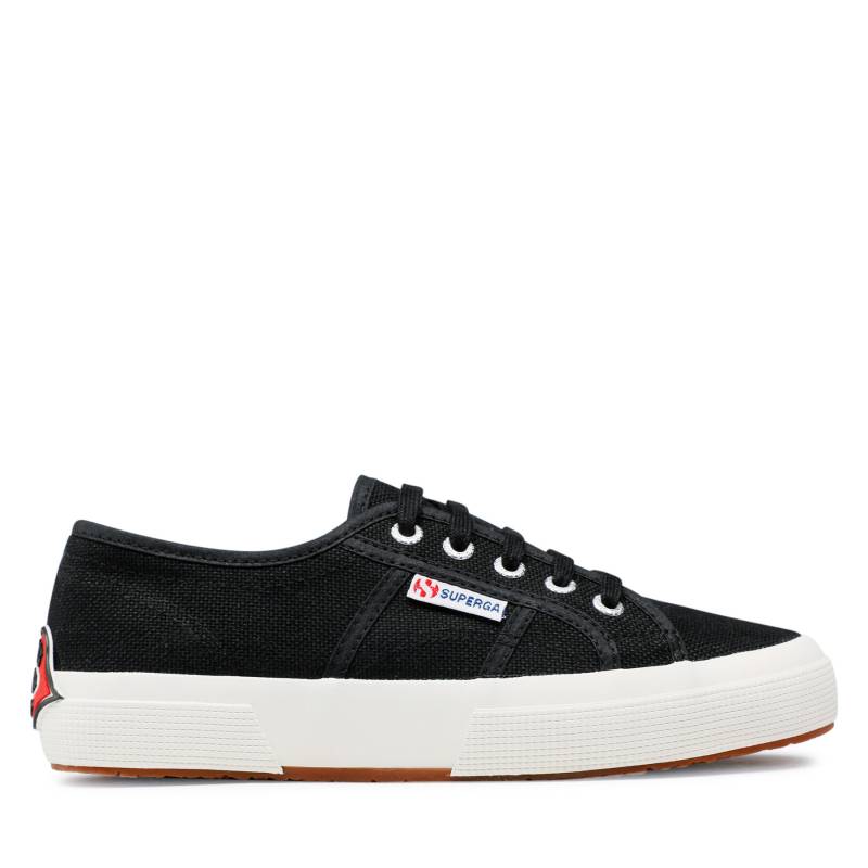 Sneakers aus Stoff Superga Multicolor Logo 2750 S61235W Schwarz von Superga