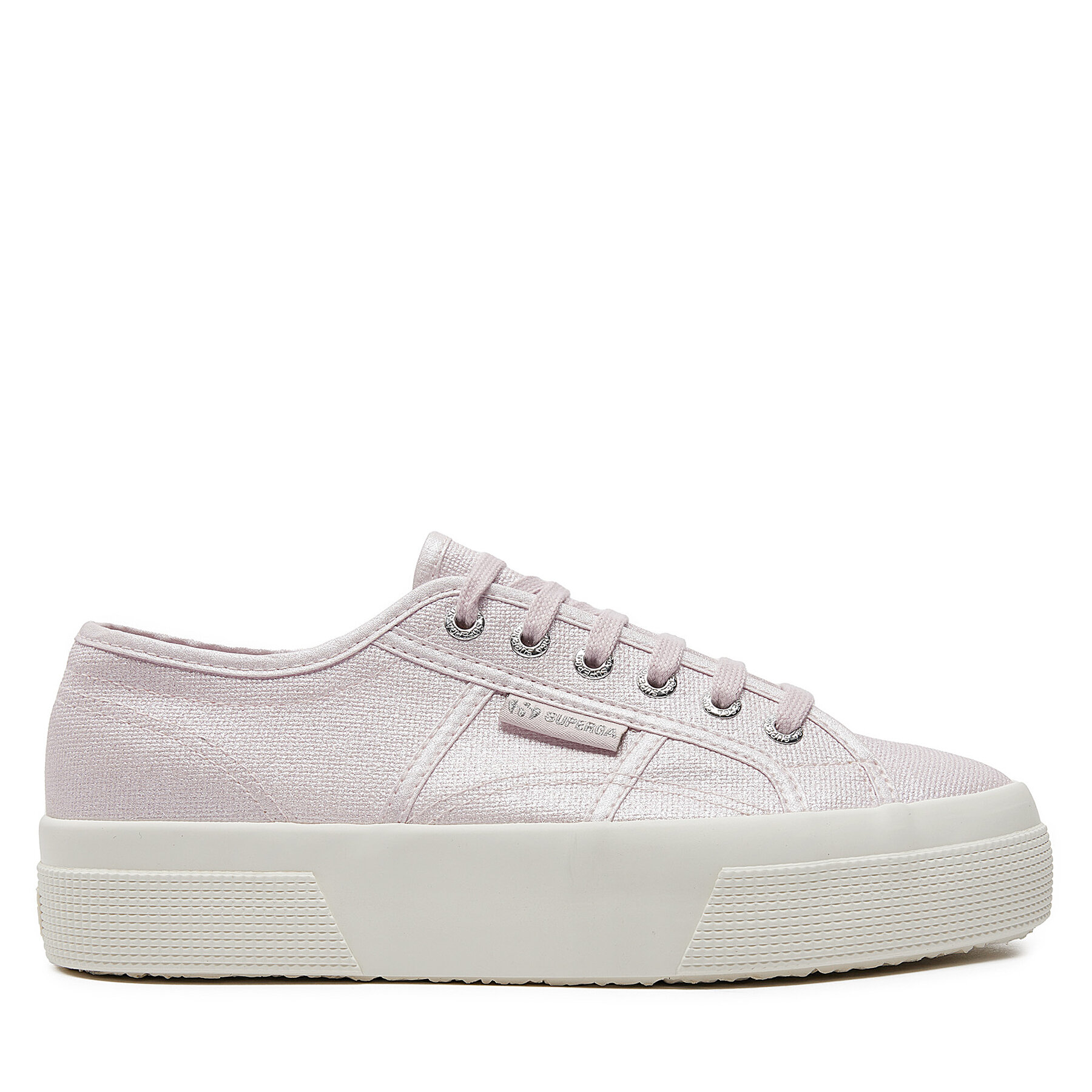 Sneakers aus Stoff Superga Platform Pearl Matte Canv 2740 S21362W Violett von Superga