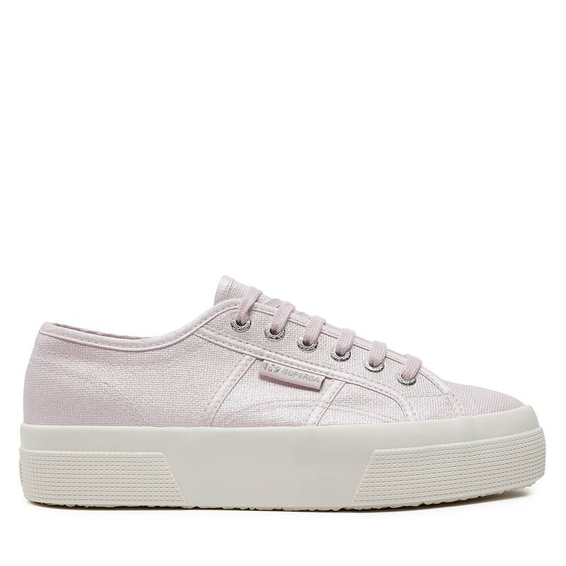 Sneakers aus Stoff Superga Platform Pearl Matte Canv 2740 S21362W Violett von Superga