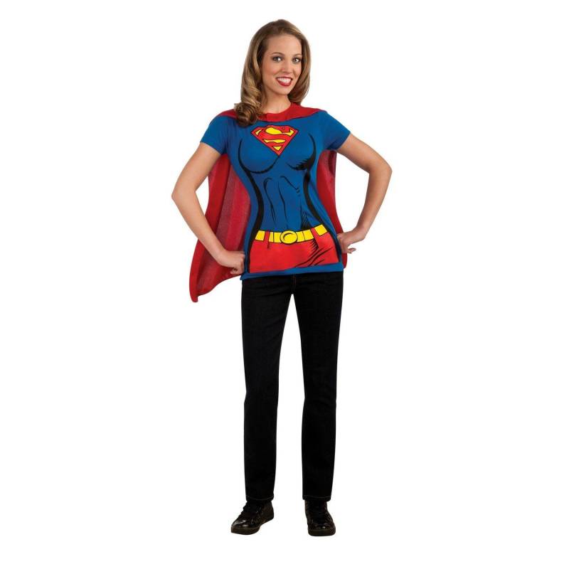 Kostümoberteile Damen Blau L von Supergirl