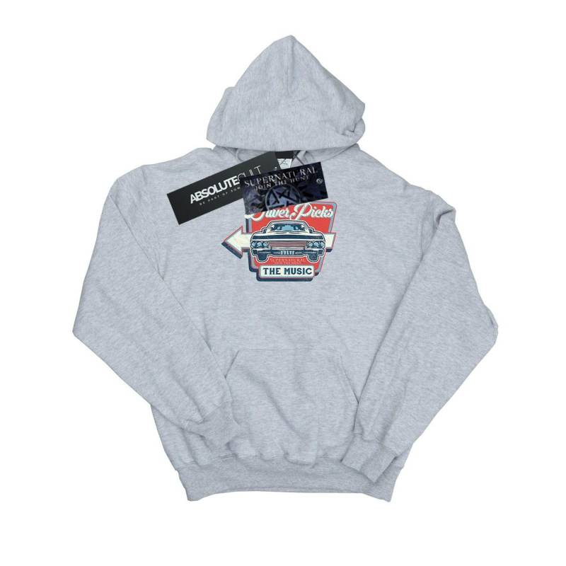 Driver Picks The Music Kapuzenpullover Damen Grau XXL von Supernatural