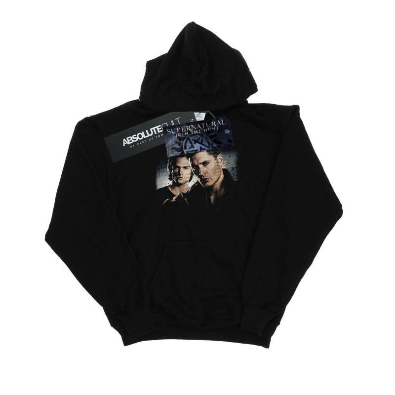 Sam And Dean Poster Kapuzenpullover Herren Schwarz 3XL von Supernatural