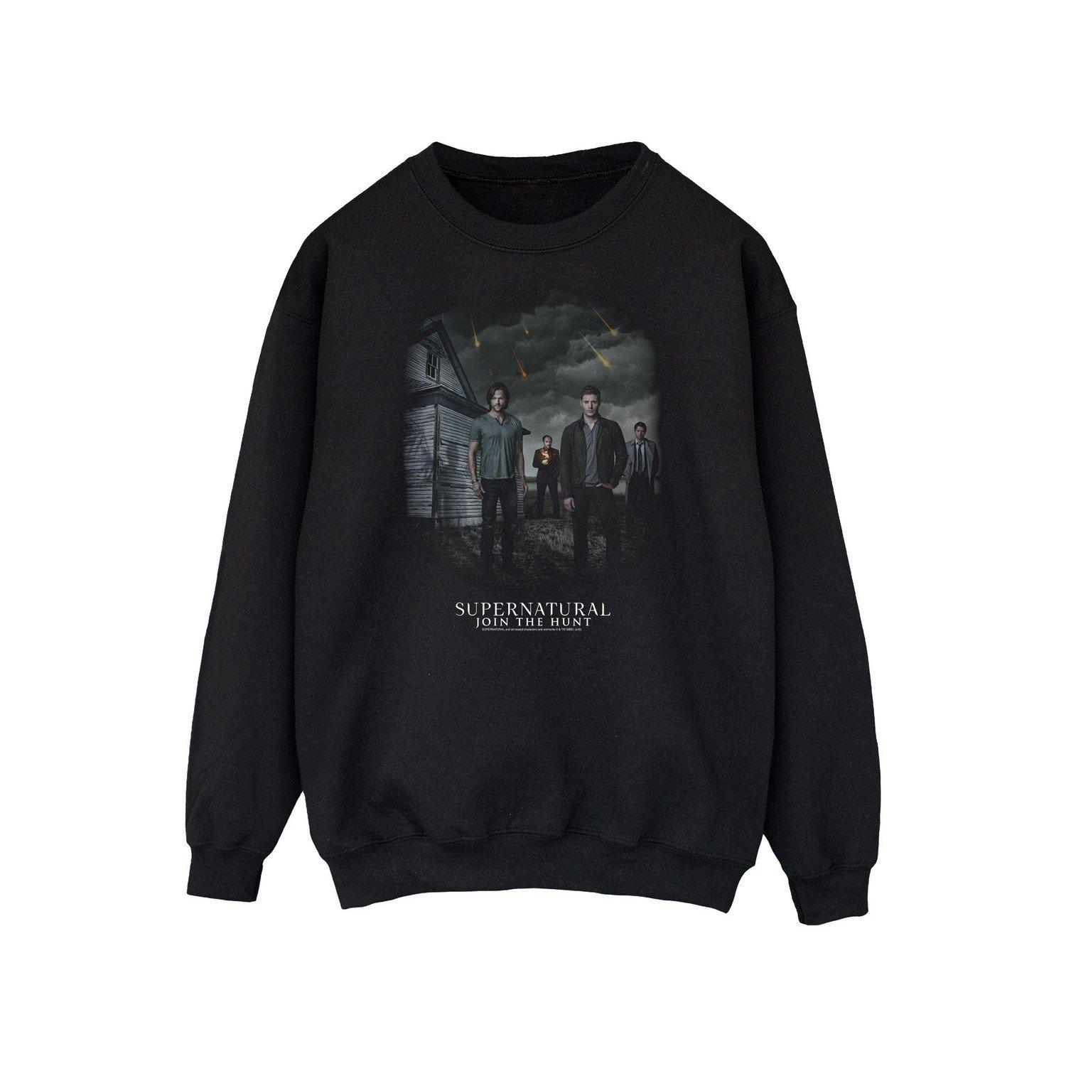 Sweatshirt Herren Schwarz L von Supernatural