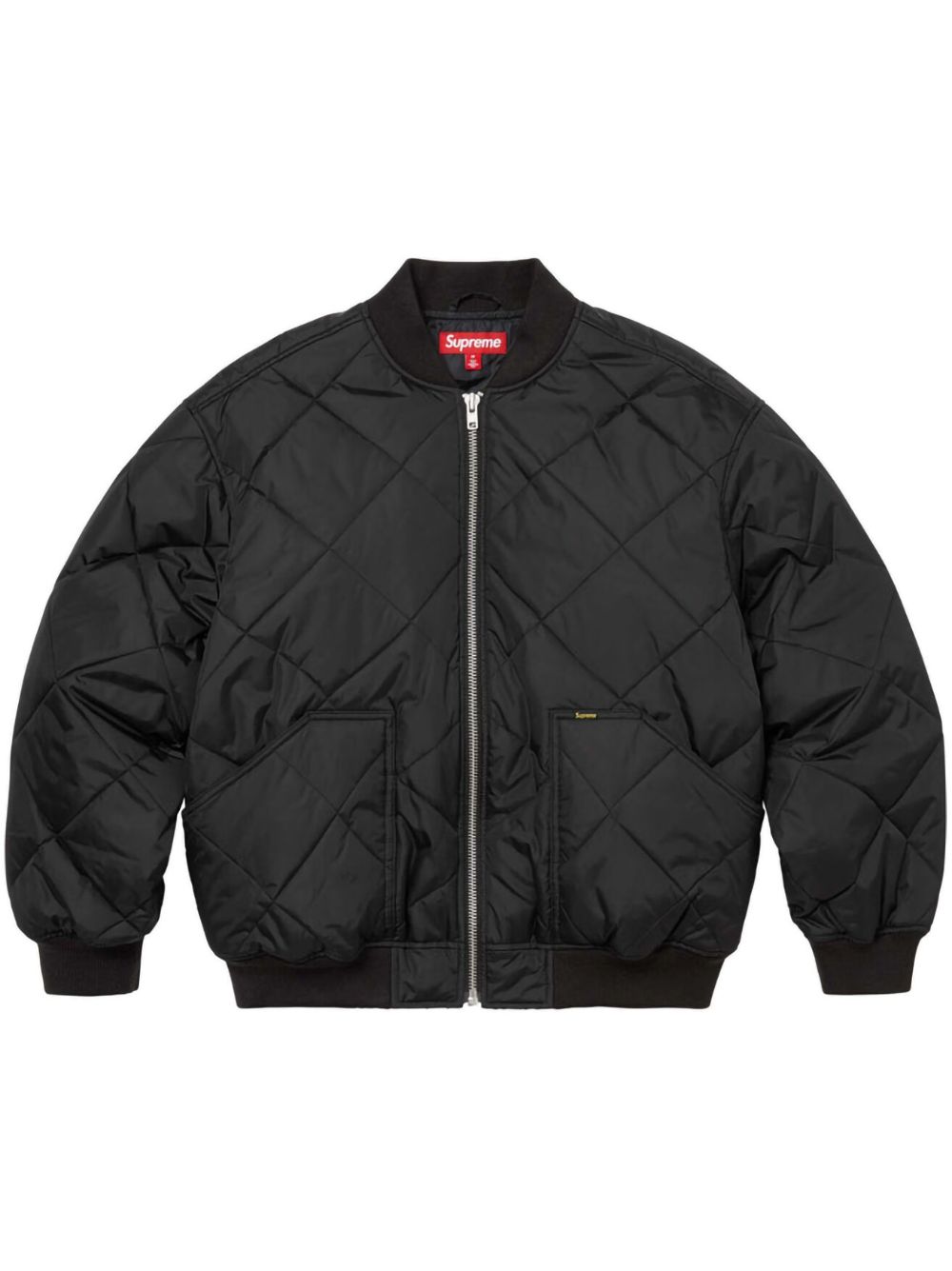 Supreme AOI quilted "FW 24 - Black" bomber jacket von Supreme