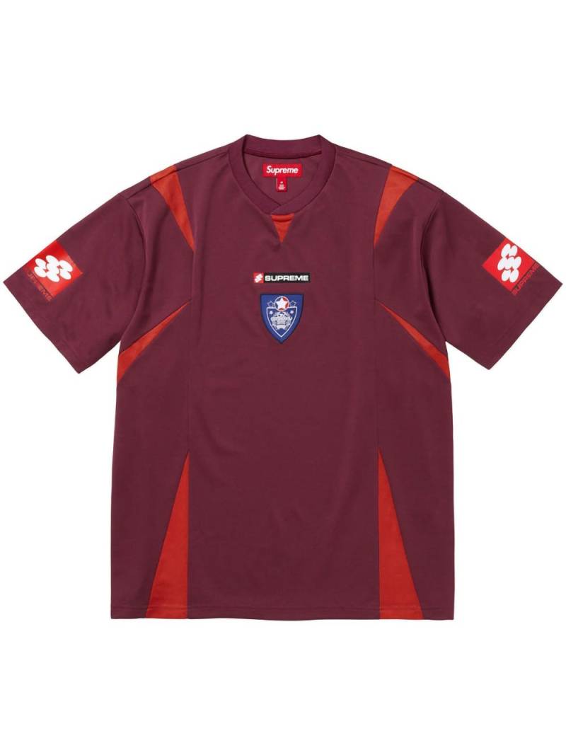 Supreme Crest soccer jersey - Red von Supreme