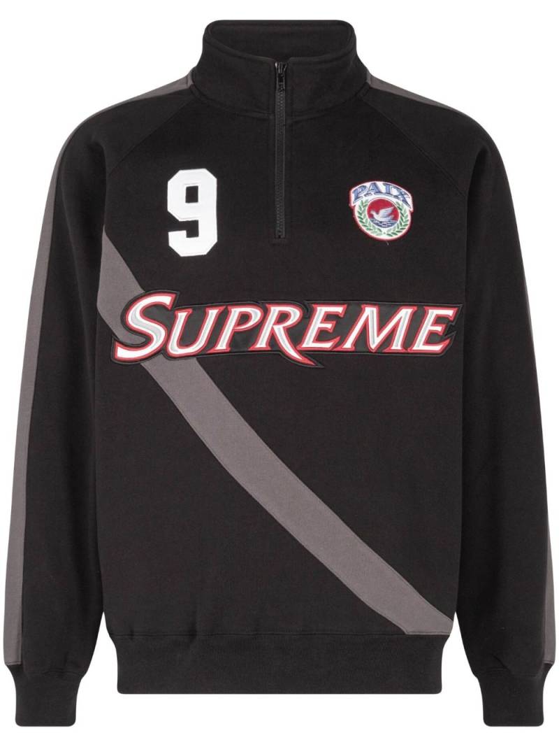 Supreme Equipé logo-appliquéd sweatshirt - Black von Supreme