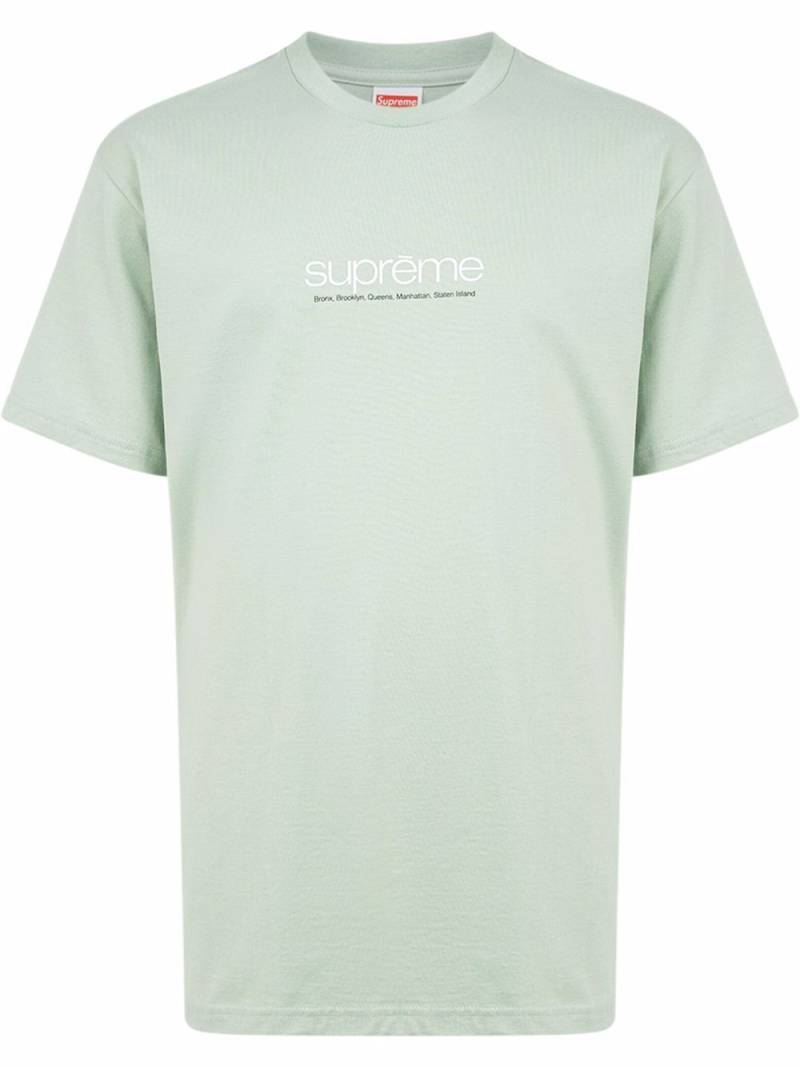 Supreme Five Boroughs T-shirt - Blue von Supreme