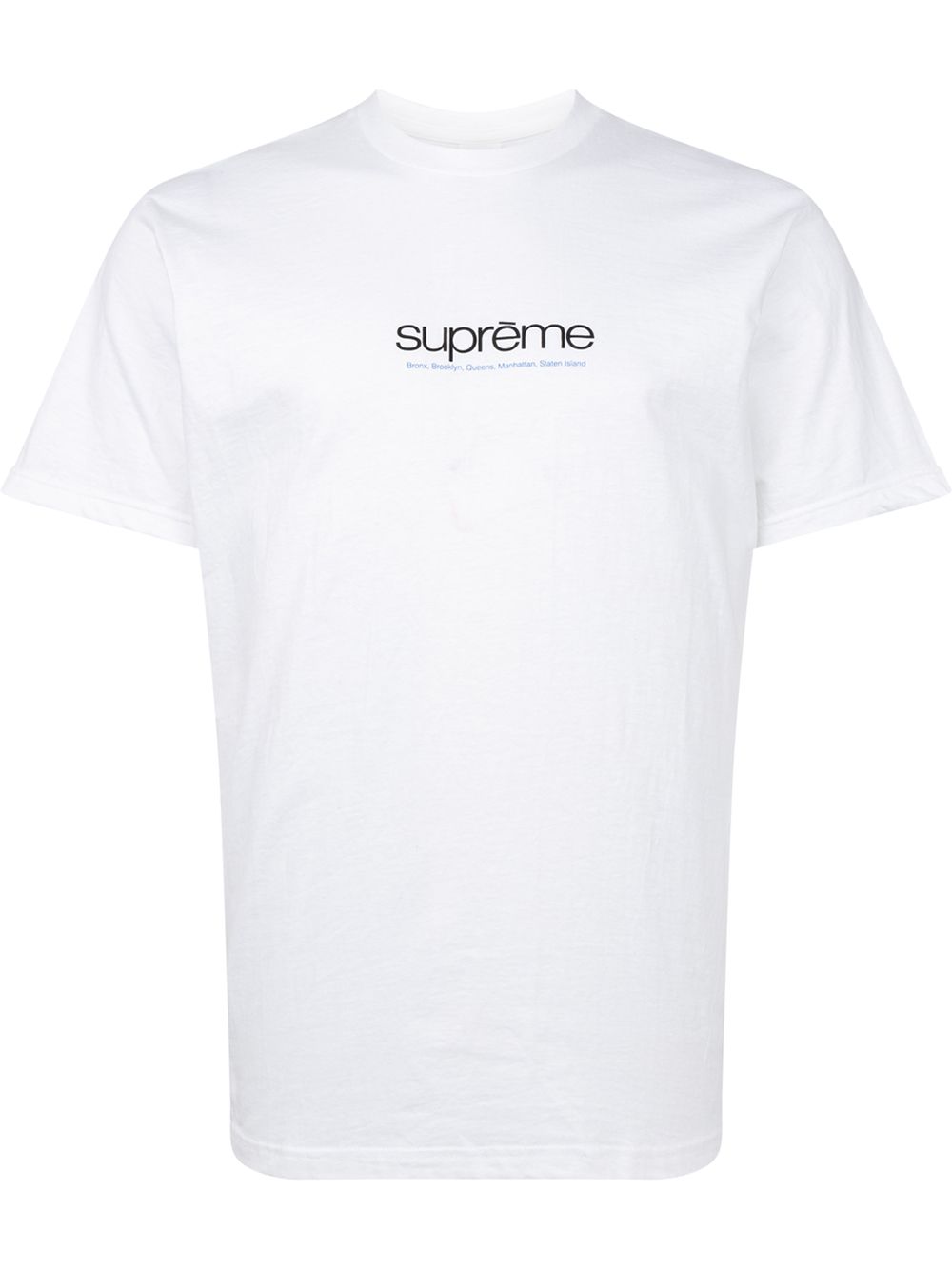 Supreme Five Boroughs logo-print T-shirt - White von Supreme