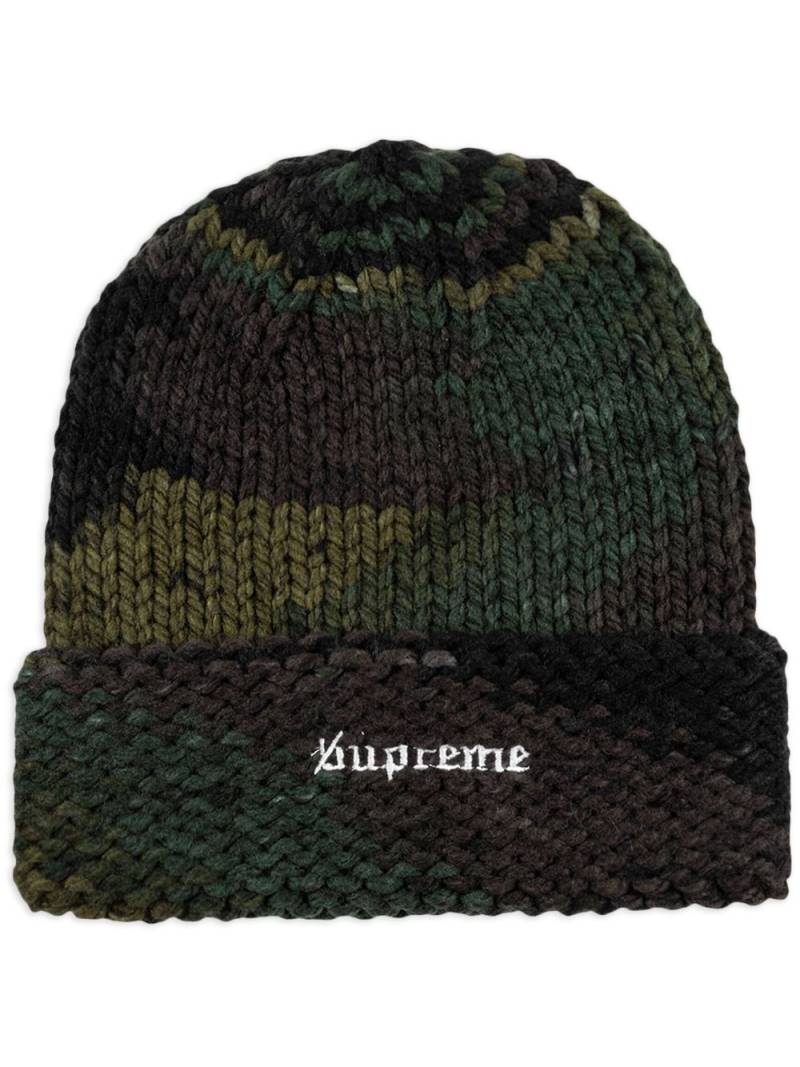 Supreme Gradient Spacedye beanie hat - Green von Supreme