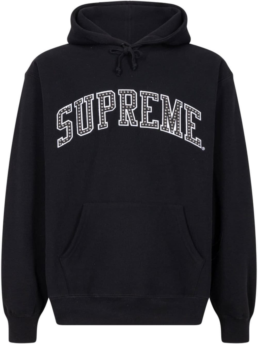 Supreme Stars Arc stud-embellished hoodie - Black von Supreme