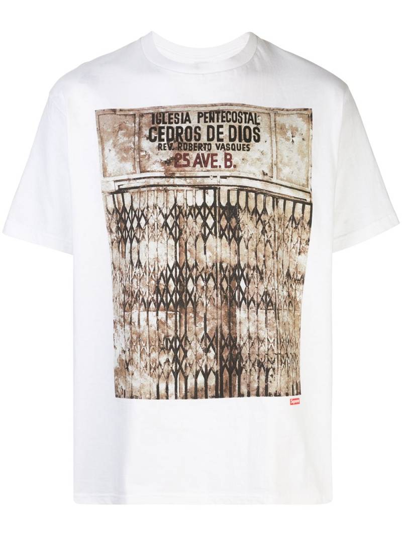 Supreme Iglesia Pentecostal graphic-print T-shirt - White von Supreme