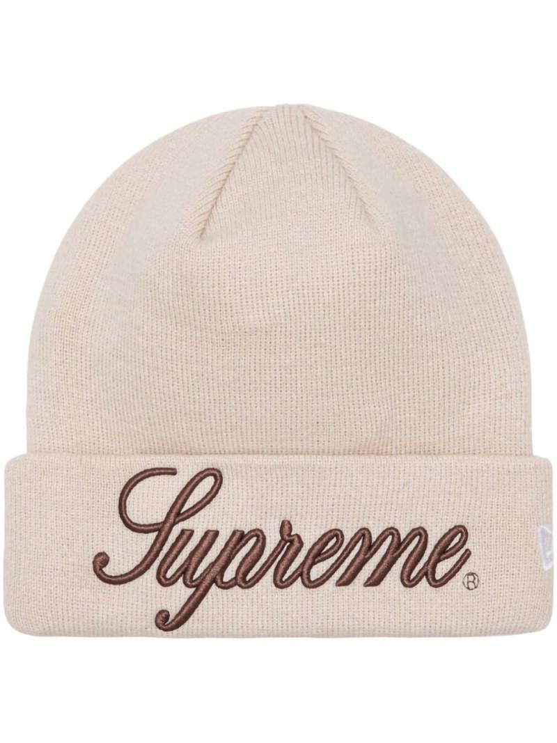 Supreme New Era® Script beanie - Neutrals von Supreme