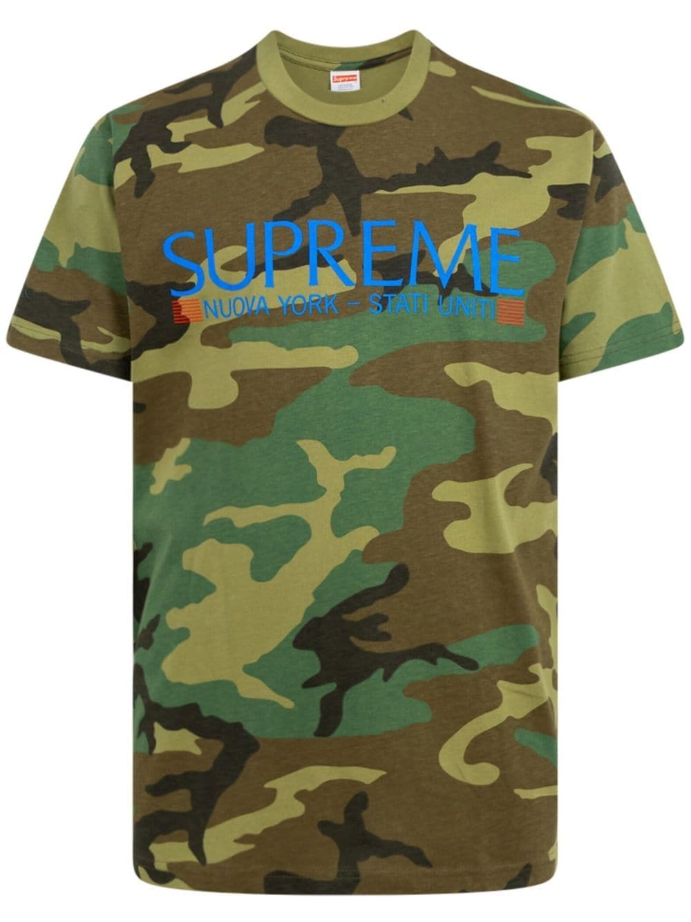 Supreme Nuova York camouflage-print T-shirt - Brown von Supreme