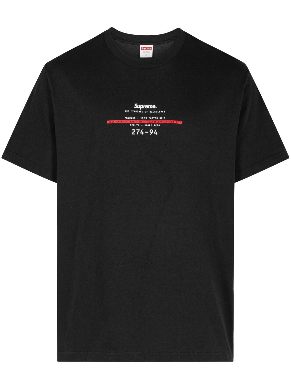 Supreme Standard T-shirt - Black von Supreme