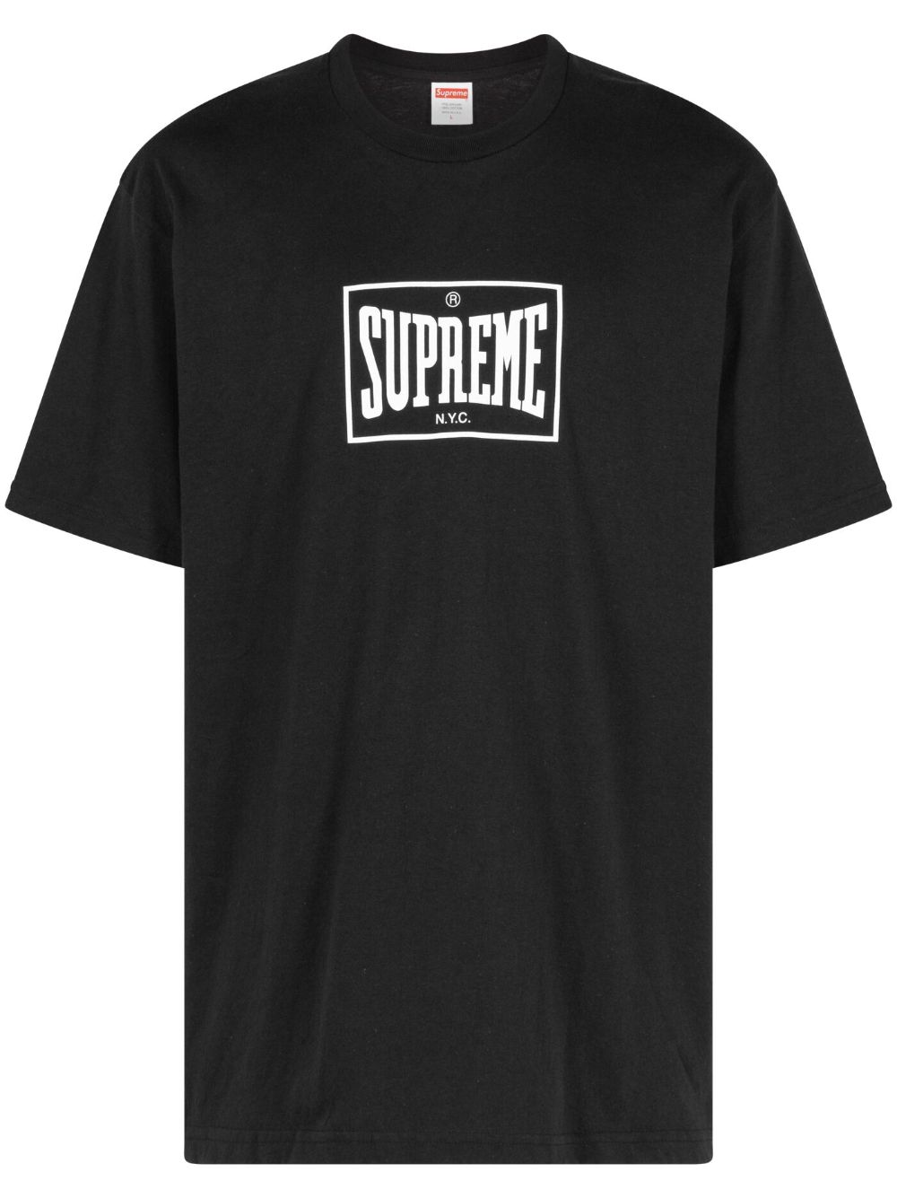 Supreme Warm Up cotton T-shirt - Black von Supreme