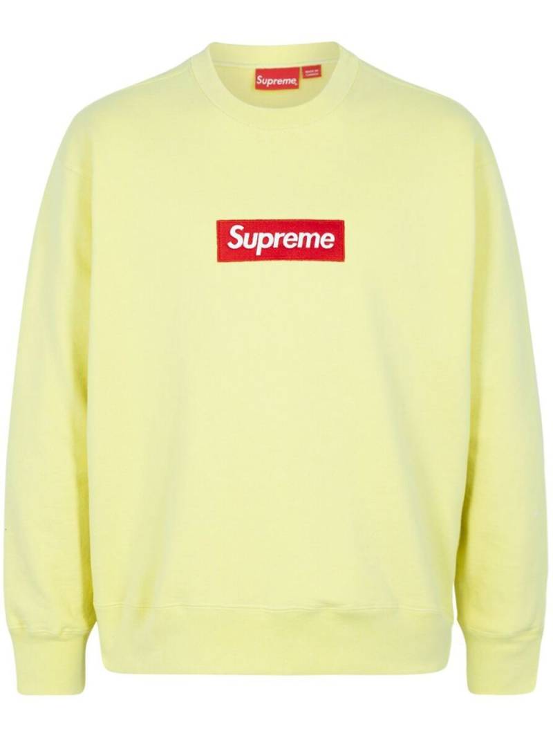 Supreme Box Logo crewneck sweatshirt - Yellow von Supreme