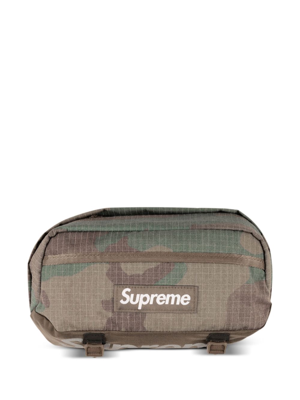 Supreme camouflage-print ripstop belt bag - Brown von Supreme