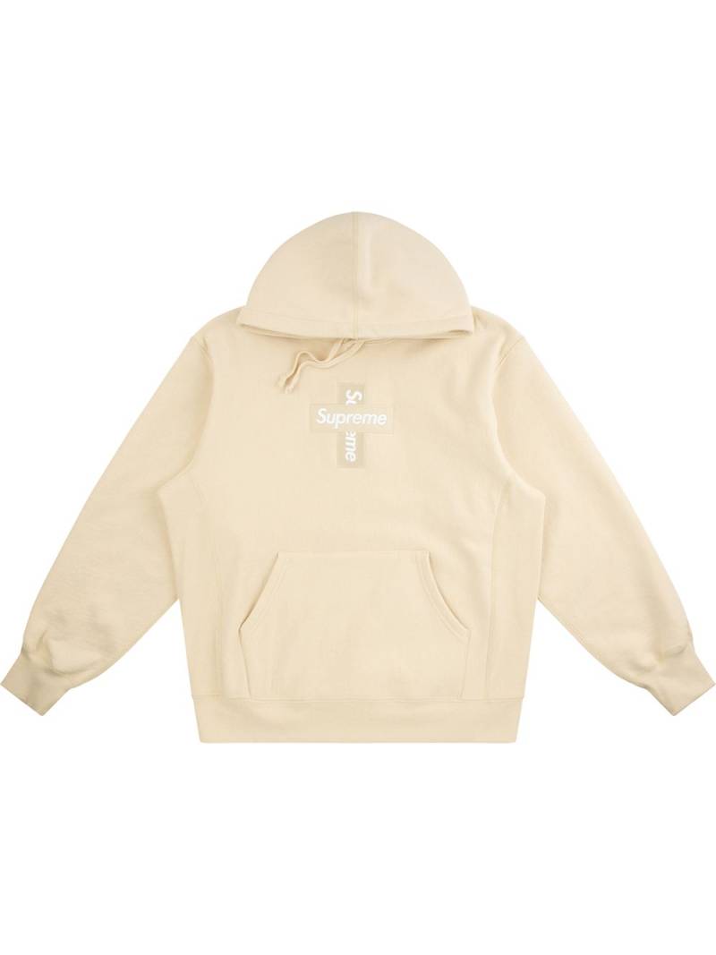 Supreme cross box logo hoodie - Neutrals von Supreme