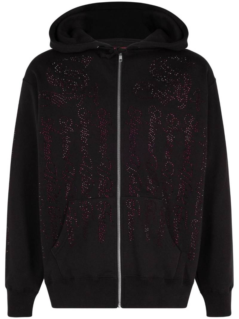 Supreme crystal-embellished hoodie - Black von Supreme