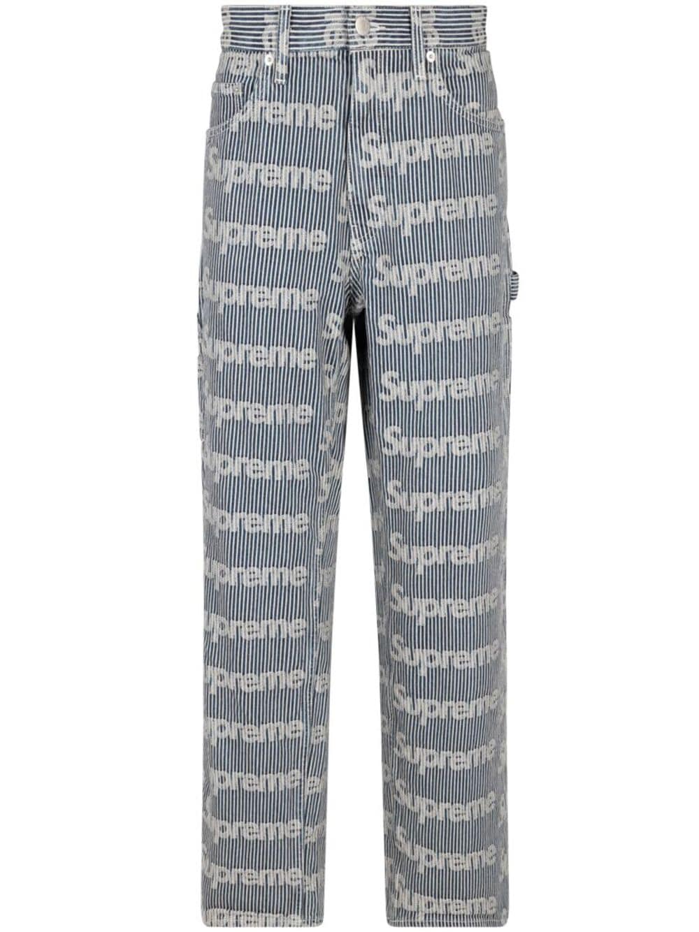 Supreme denim painter pants - Blue von Supreme