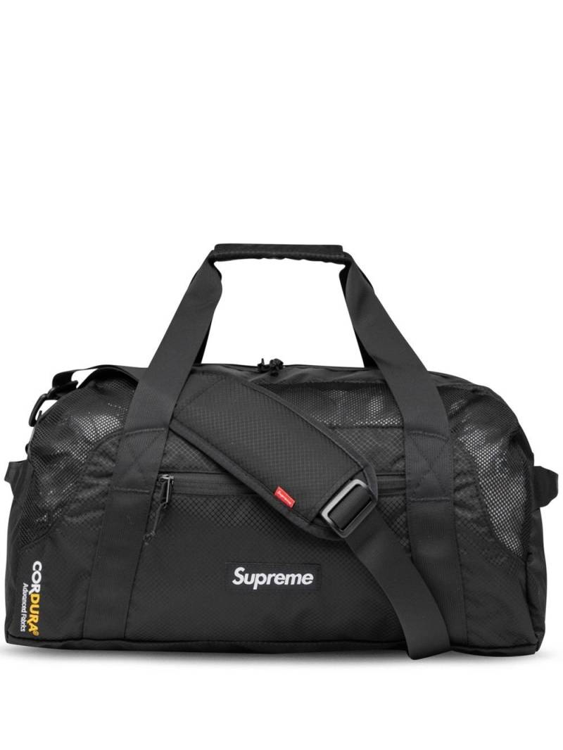 Supreme logo-patch duffle Bag - Black von Supreme