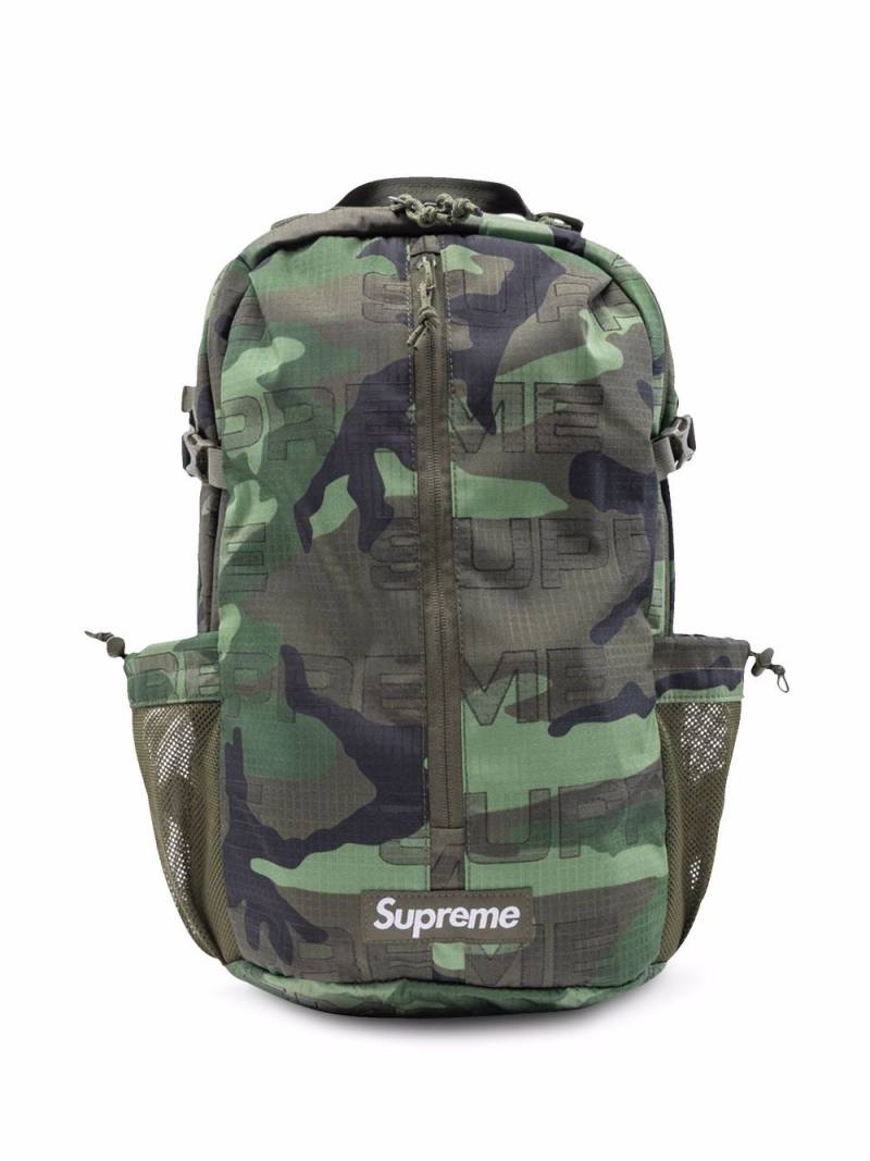 Supreme camouflage-print backpack - Green von Supreme