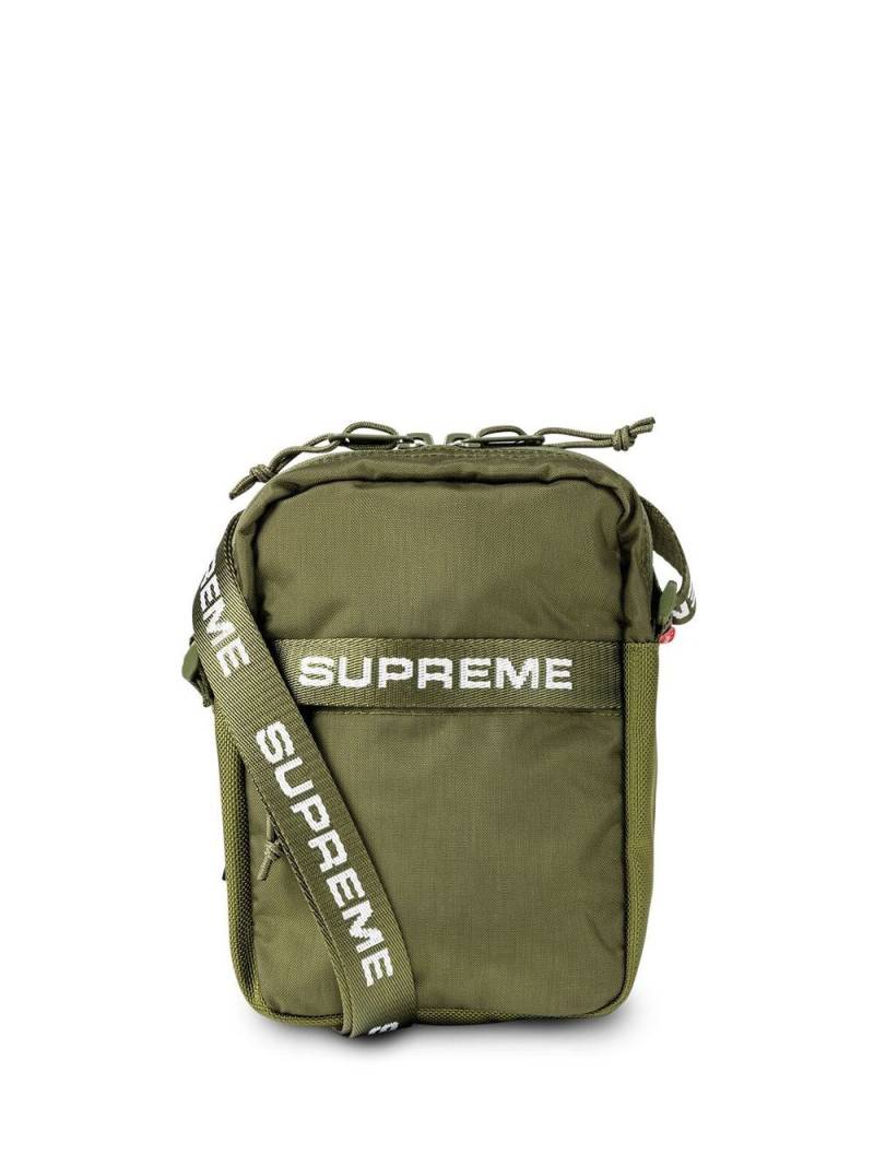 Supreme logo-print shoulder bag - Green von Supreme