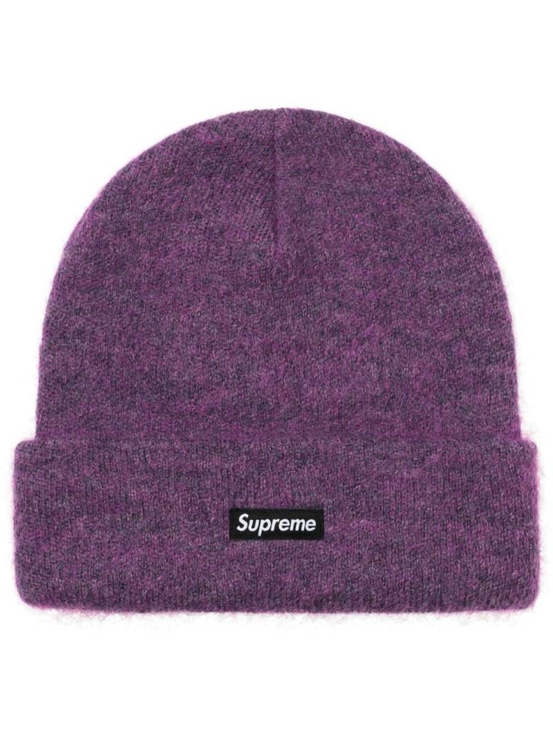 Supreme mohair "FW 24 - Purple" beanie von Supreme