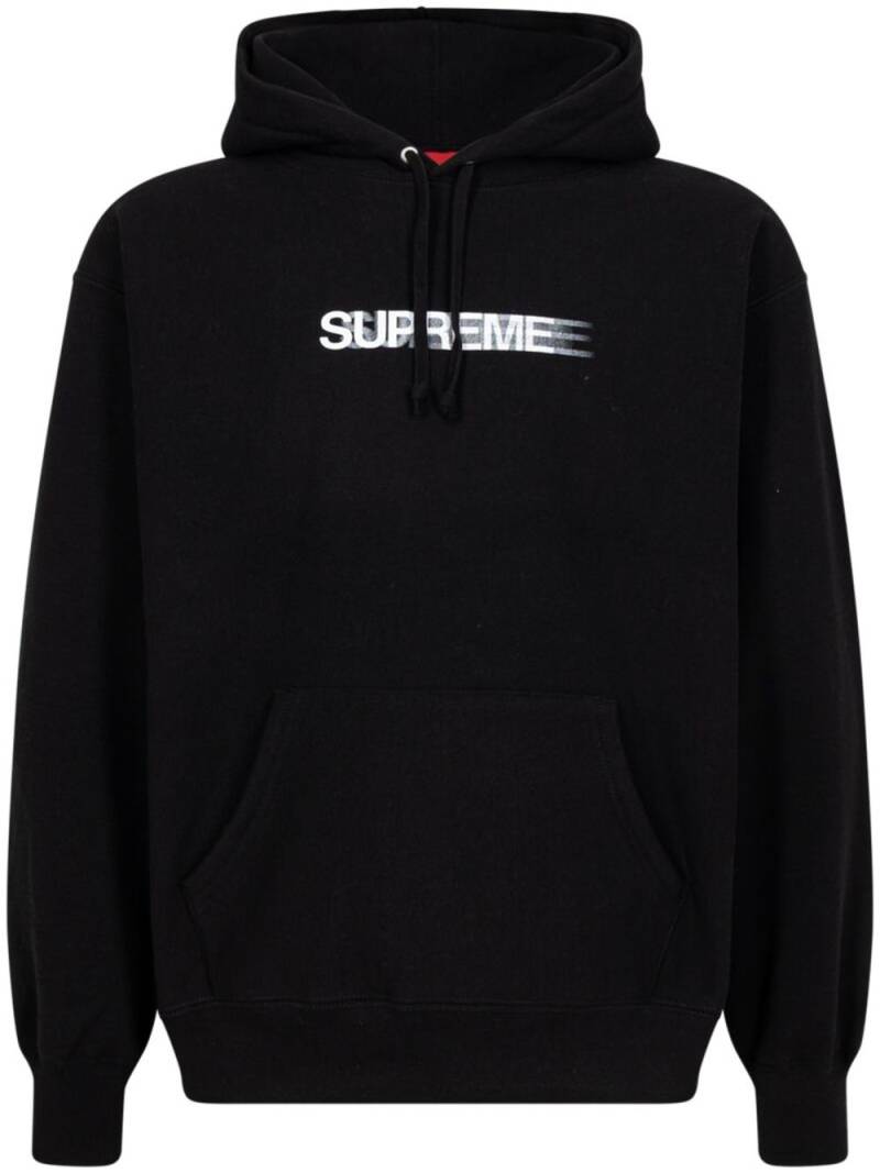 Supreme Motion logo-print hoodie - Black von Supreme