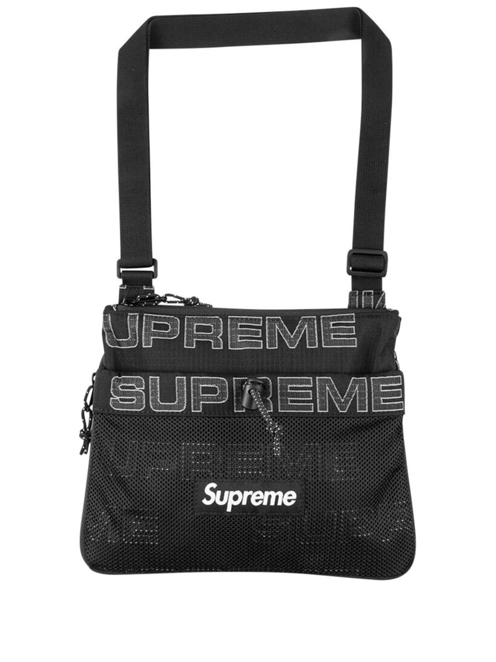 Supreme printed side bag - Black von Supreme