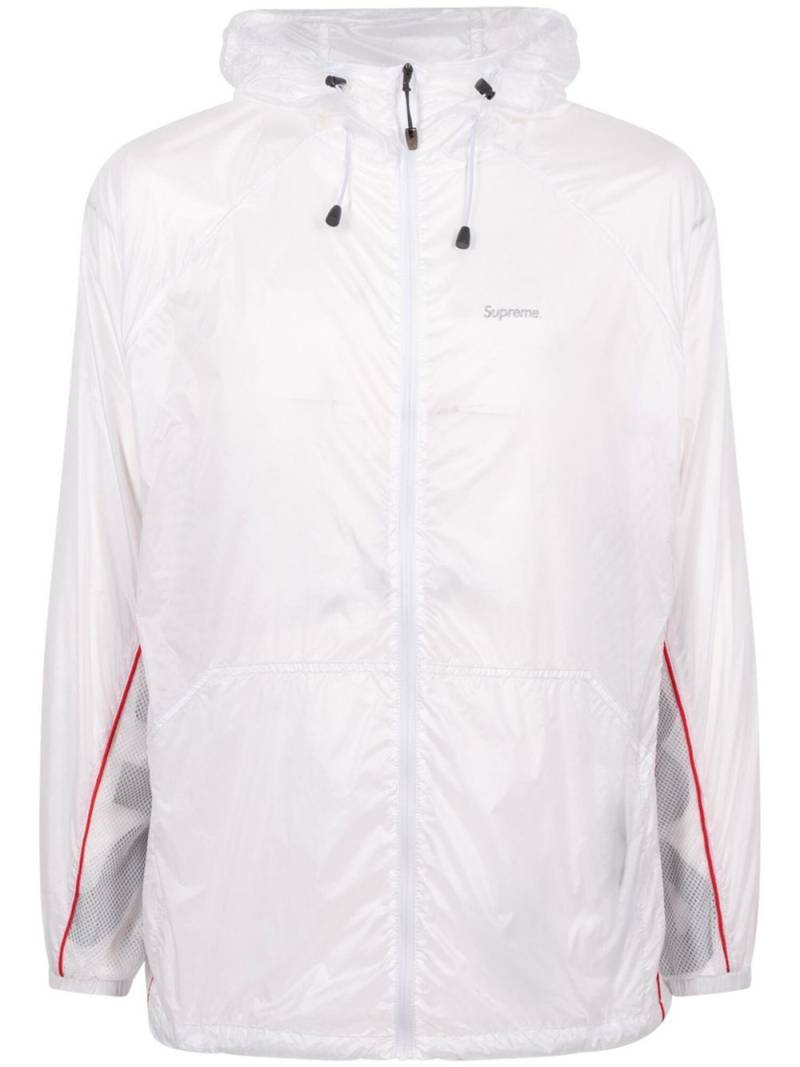 Supreme ripstop hooded windbreaker - White von Supreme