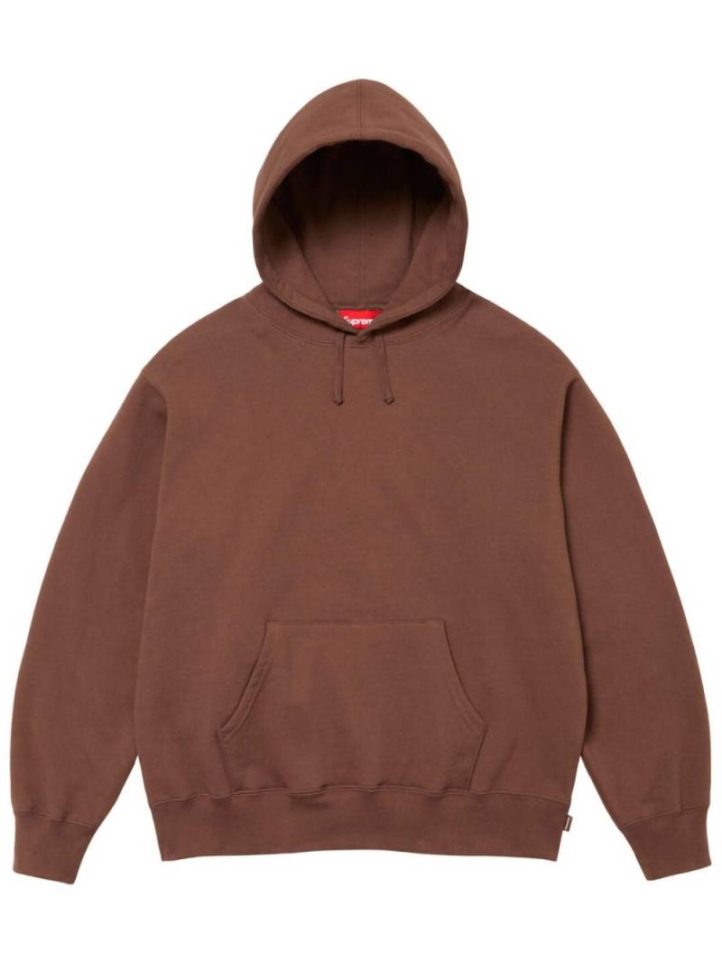 Supreme satin-appliqué "Brown" hoodie von Supreme