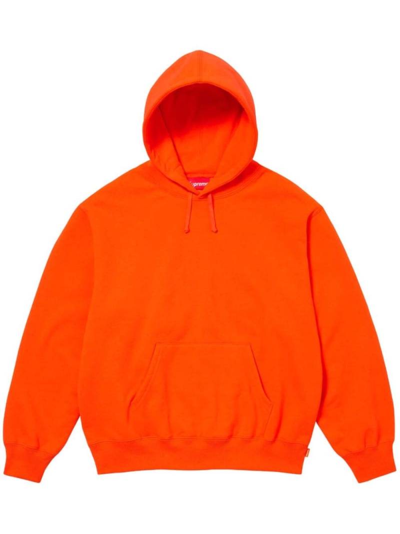 Supreme satin-appliqué hoodie - Orange von Supreme