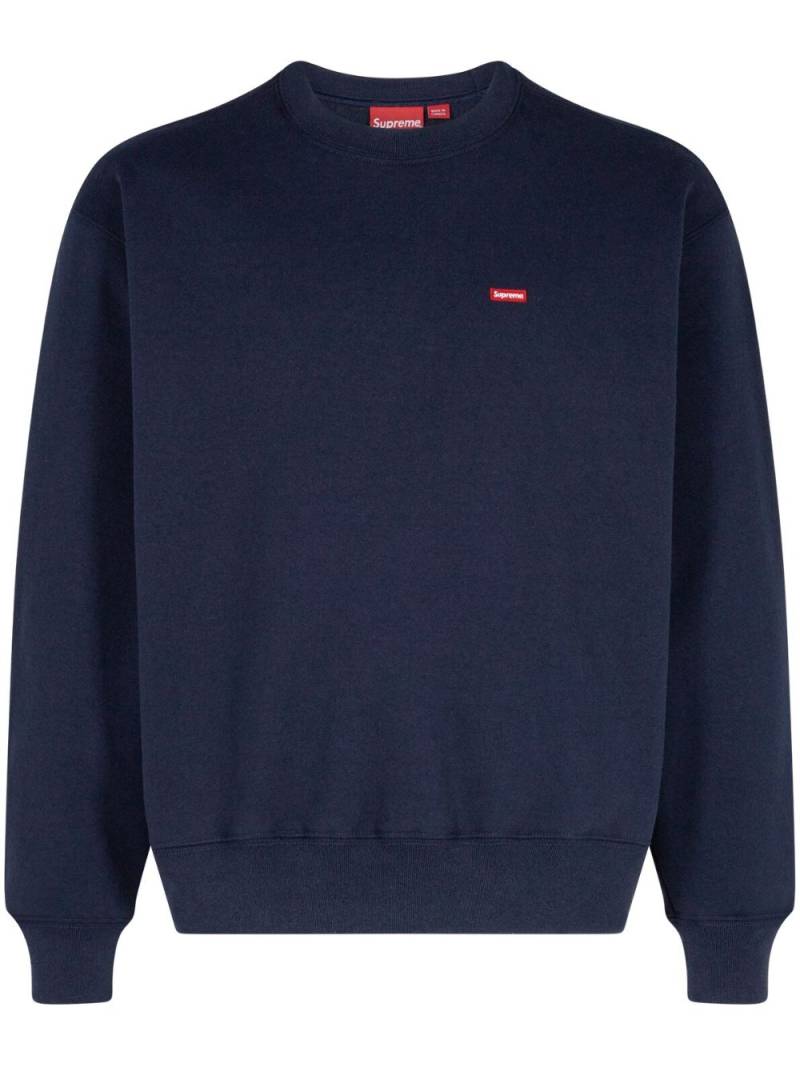 Supreme small box logo sweatshirt - Blue von Supreme