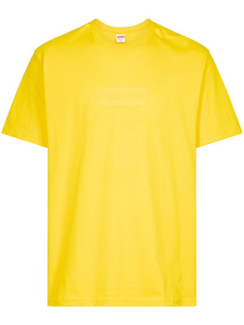 Supreme tonal box logo T-shirt - Yellow von Supreme