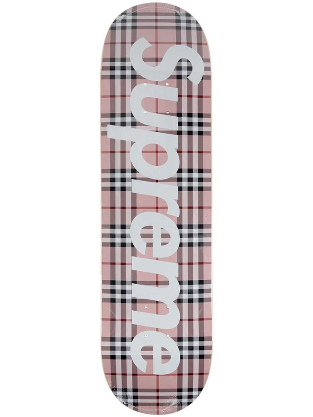 Supreme x Burberry skateboard deck - Pink von Supreme