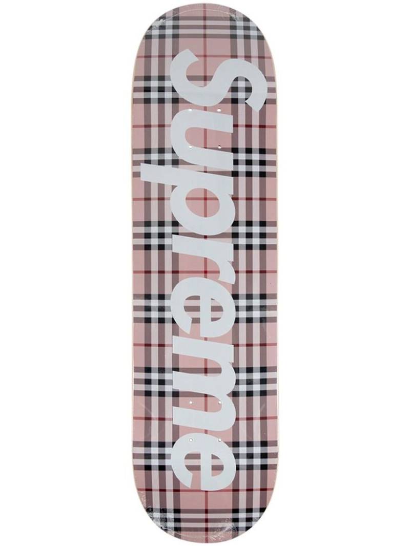 Supreme x Burberry skateboard deck - Pink von Supreme