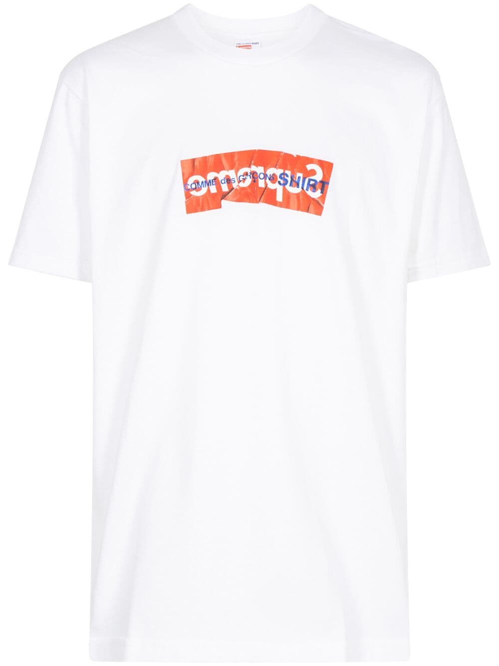 Supreme x Comme Des Garçons logo-print T-shirt - White von Supreme