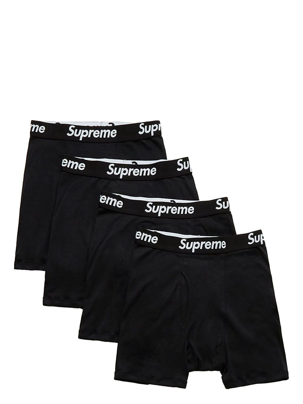 Supreme x Hanes Tagless boxer briefs (set of four) - Black von Supreme