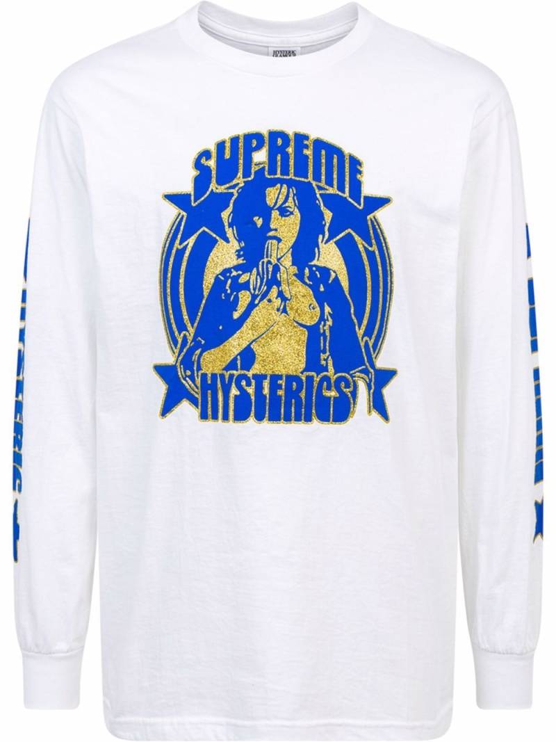 Supreme x Hysteric Glamour long-sleeve T-shirt - White von Supreme