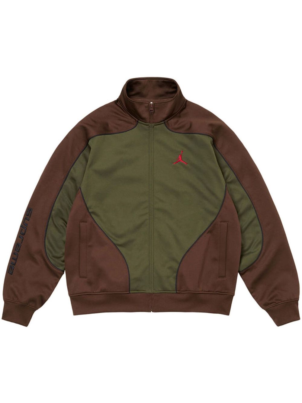 Supreme x Jordan Tricot track jacket - Green von Supreme