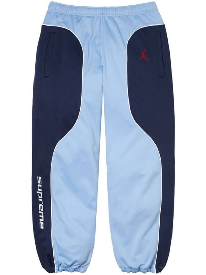 Supreme x Jordan Tricot track pants - Blue von Supreme