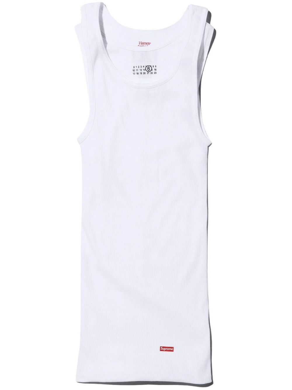 Supreme x MM6 Maison Margiela Hanes Tagless tank top (pack of two) - White von Supreme