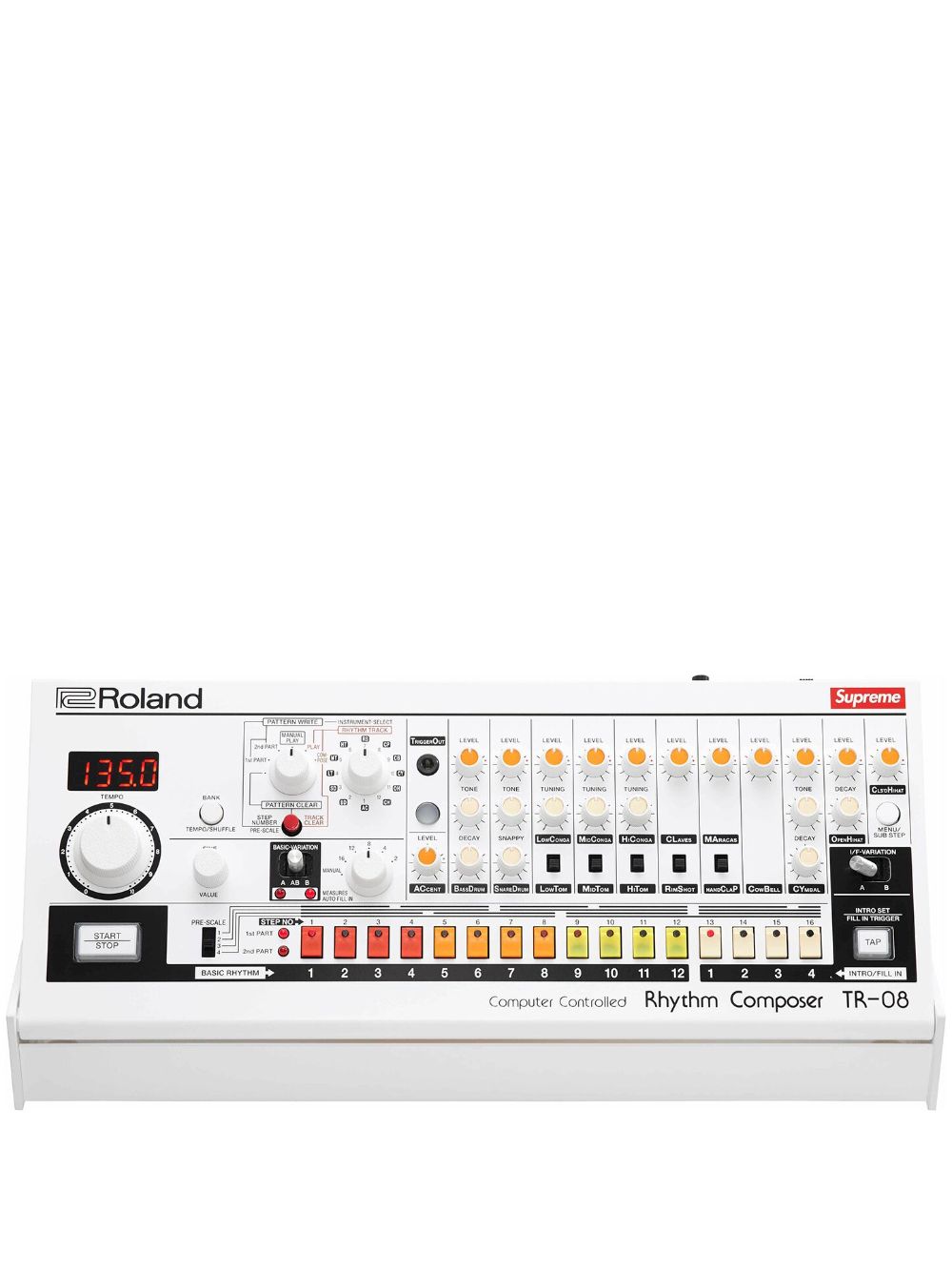 Supreme x Roland TR-08 rhythm composer - White von Supreme